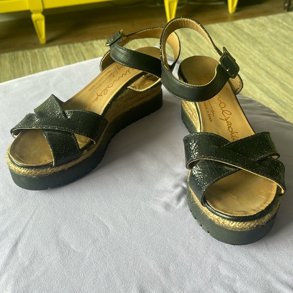 Black Strap Espadrilles
